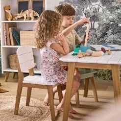 Table Outdoor/indoor Tropicool Blanc - Bois - Vertbaudet -vertbaudet shop table outdoorindoor tropicool 3