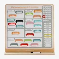 Tableau Organisateur De Semaine Gris - Vertbaudet