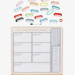 Tableau Organisateur De Semaine Gris - Vertbaudet -vertbaudet shop tableau organisateur de semaine 3