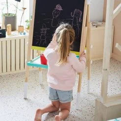 Tableau Pliable Et Réglable En Hauteur 3 En 1 En Bois FSC® Multicolore - Vertbaudet -vertbaudet shop tableau pliable et reglable en hauteur 3 en 1 en bois fsc 2