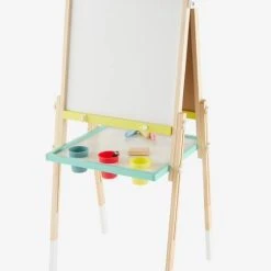 Tableau Pliable Et Réglable En Hauteur 3 En 1 En Bois FSC® Multicolore - Vertbaudet -vertbaudet shop tableau pliable et reglable en hauteur 3 en 1 en bois fsc 4