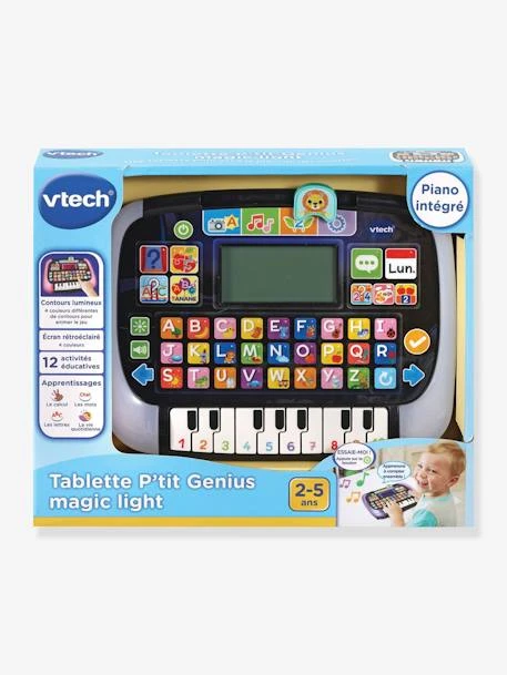 Tablette P'tit Genius Magic Light VTECH Bleu - Toutes Les Marques 2 Tablette P'tit Genius Magic Light VTECH Bleu - Toutes Les Marques – Image 2