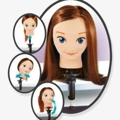 Tête à Coiffer Avec étau BUKI Rose - Buki -vertbaudet shop tete a coiffer avec etau buki 2