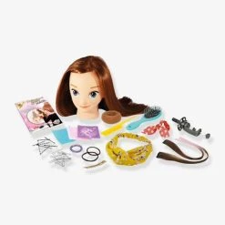 Tête à Coiffer Avec étau BUKI Rose - Buki -vertbaudet shop tete a coiffer avec etau buki 4